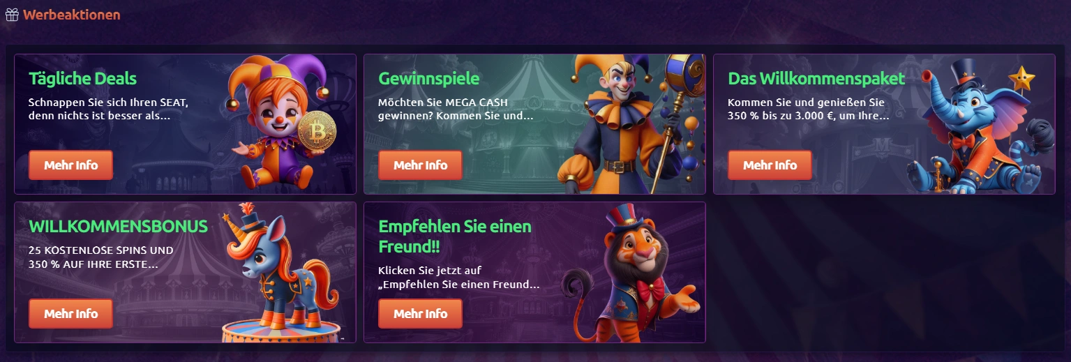 Aktionen und Boni im Casino Marriott