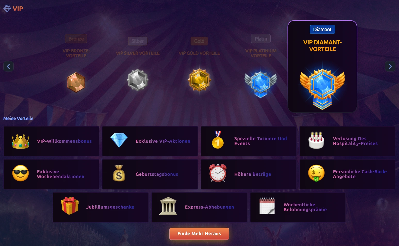 VIP-Status im Casino Marriott